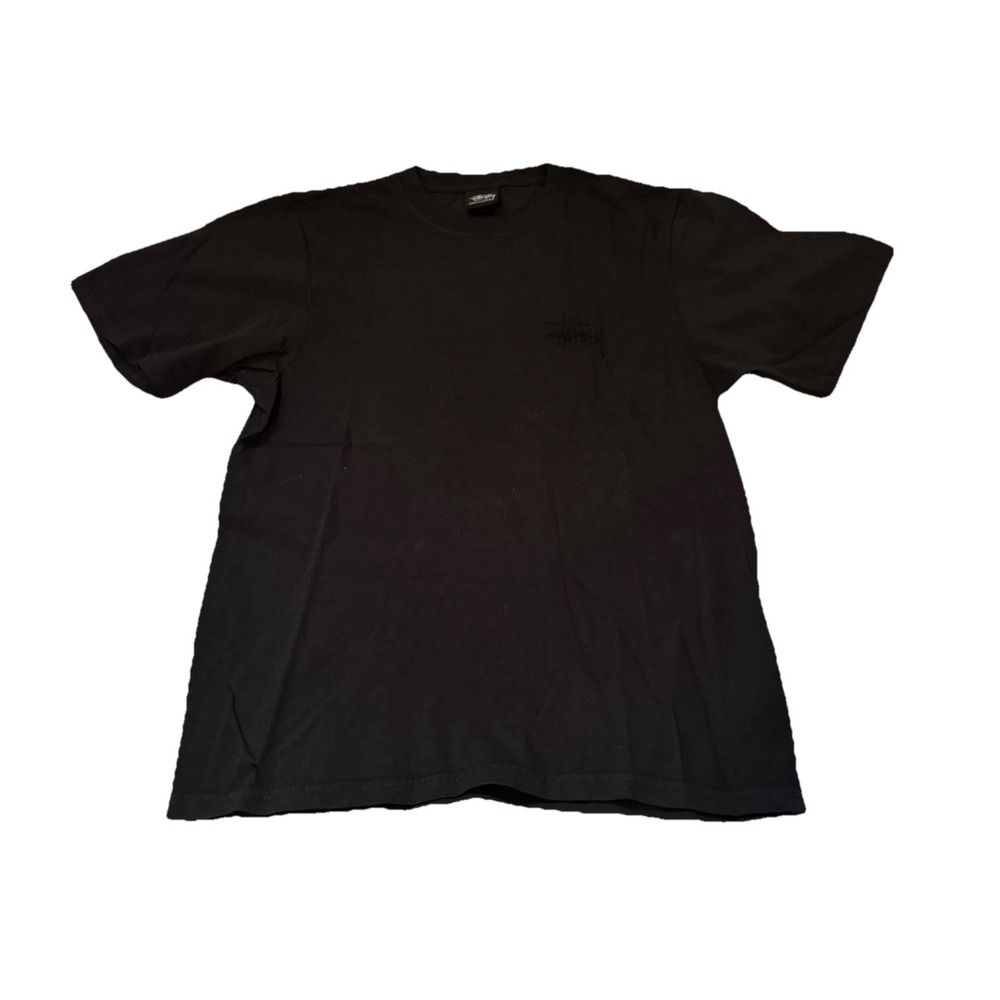 Stussy Mens Stock Short Sleeve Jersey T-Shirt - Black - Small‎ - [1140069]